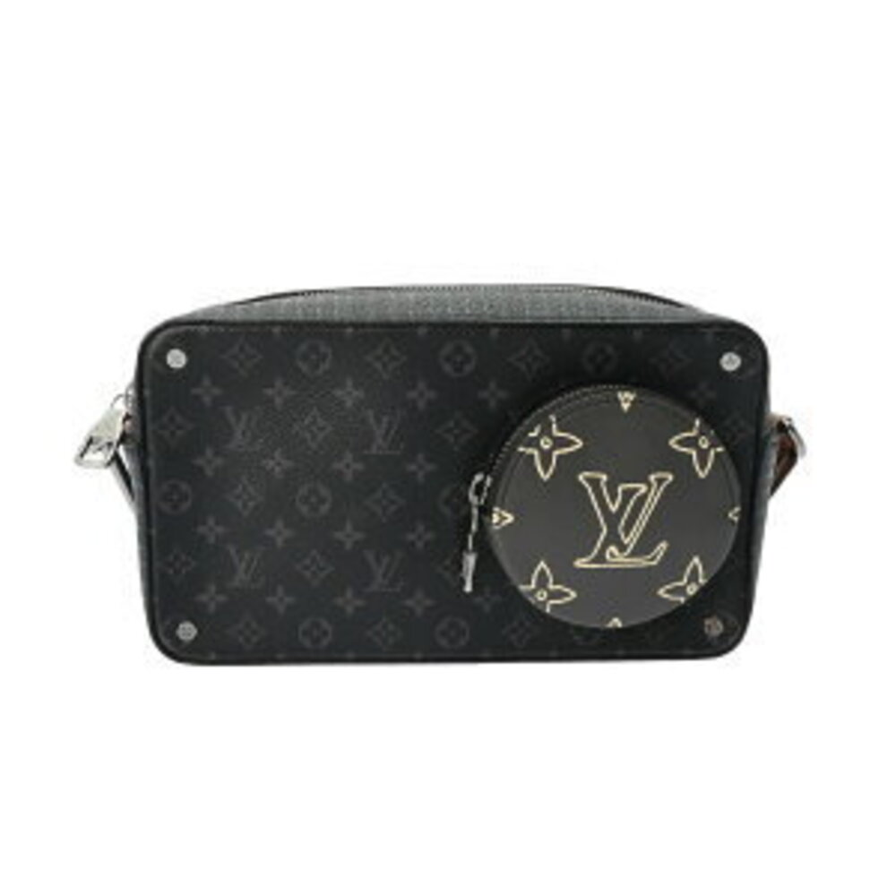 Louis Vuitton Eclipse Black Volga Onstrap Black Patchwork Shoulder Bag